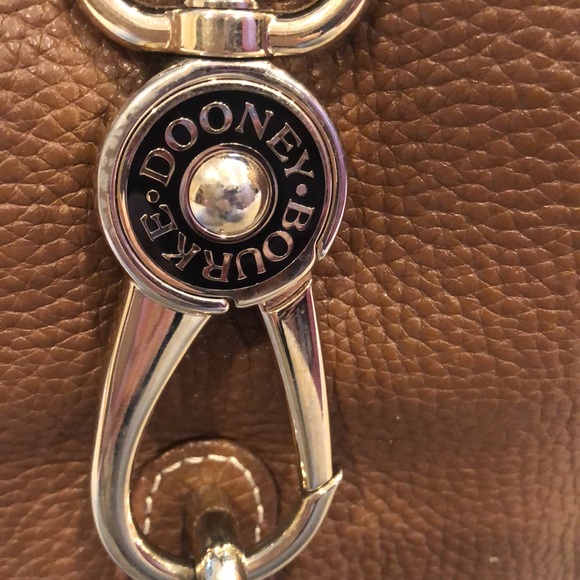 DOONEY & BOURKE CHOCOLATE BROWN LEATHER BAG - Picture 7 of 10